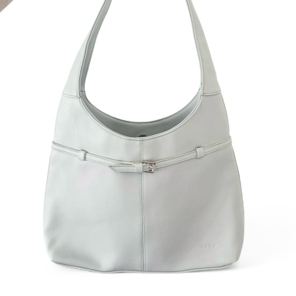 NWOT Vintage Y2K XOXO Baby Blue Shoulder Bag w/buckle